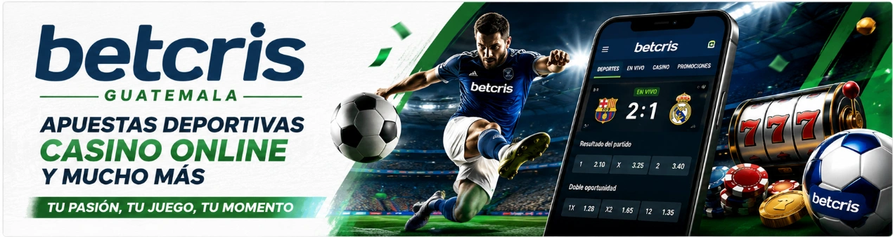 Betcris Guatemala con apuestas deportivas y casino online